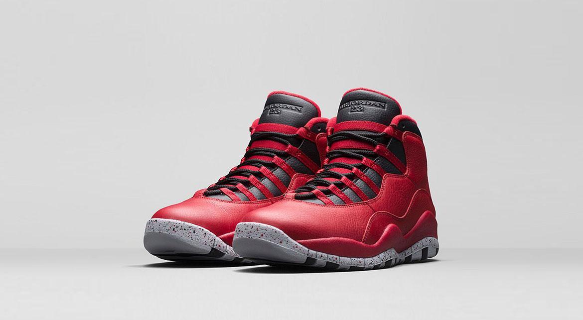 Jordan 10 red hotsell